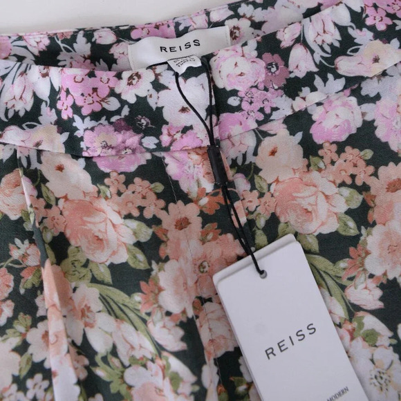 Reiss Floral Print Wide Leg Trousers Pants Size 8 NWT - Picture 15 of 15